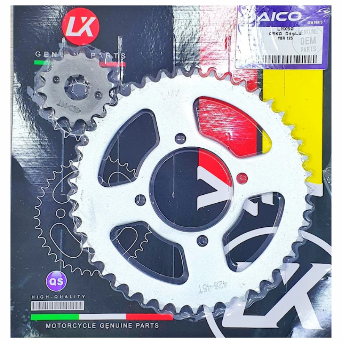 Yamaha YBR 125 Ön Arka Dişli Seti 45t 15t