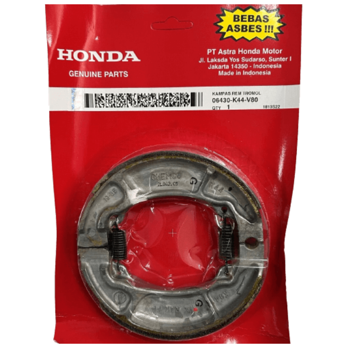 Honda PCX Arka Fren Balatası Orjinal/2021-2024