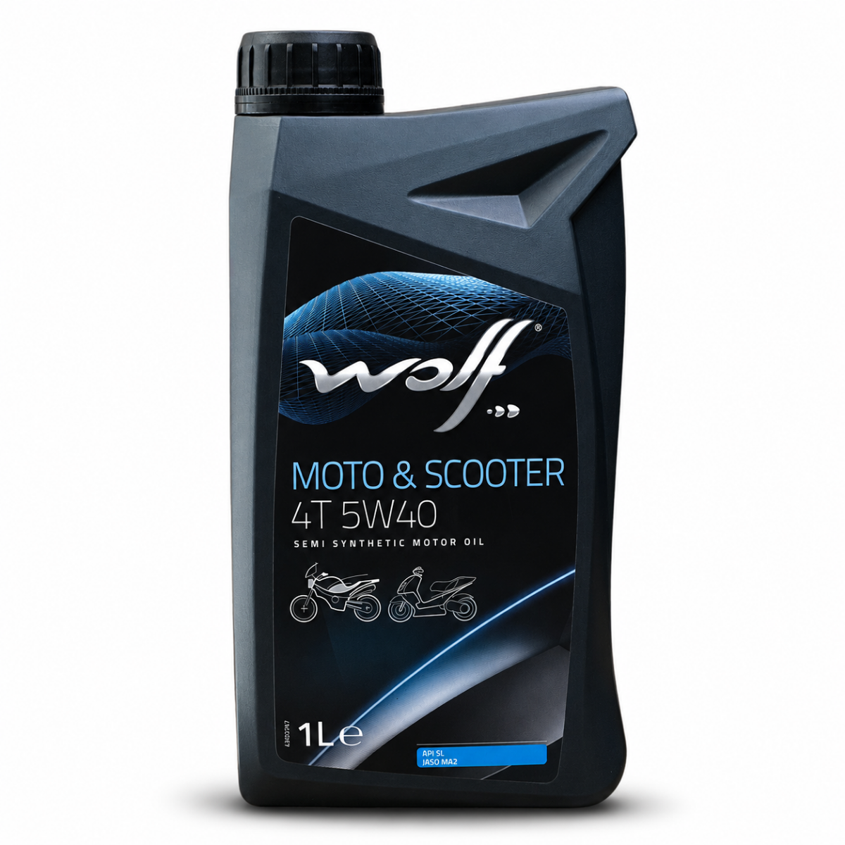 Wolf 5W40 4T Semi Sentetik Motosiklet Yağı