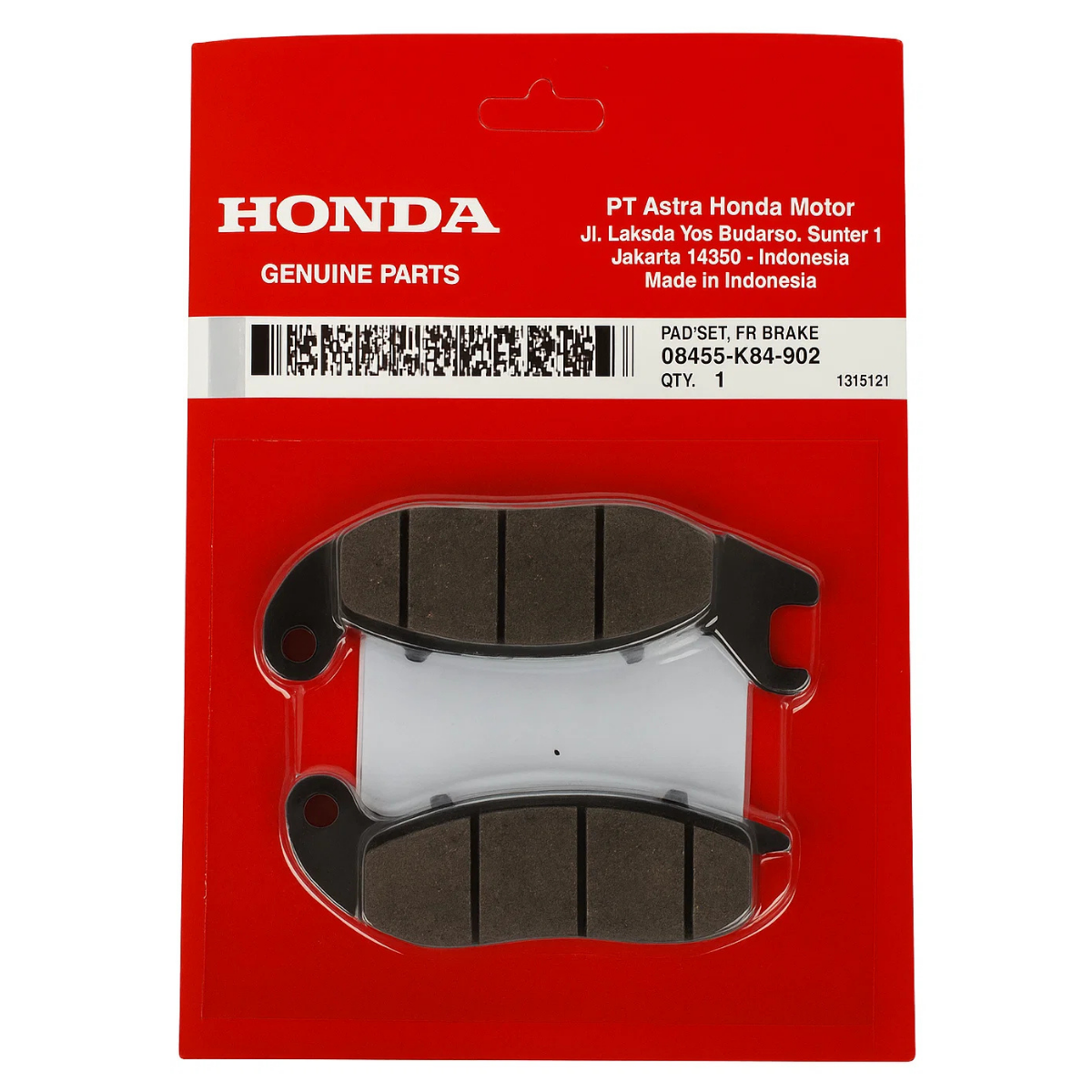 Honda PCX 125 Ön Fren Balatası/2021-2024