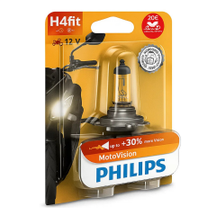 Hs1-H4 Far Ampulü Phılıps Motovision +30% Fazla Işık