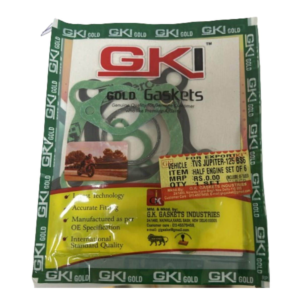 TVS Jüpiter 125 Yarım Conta