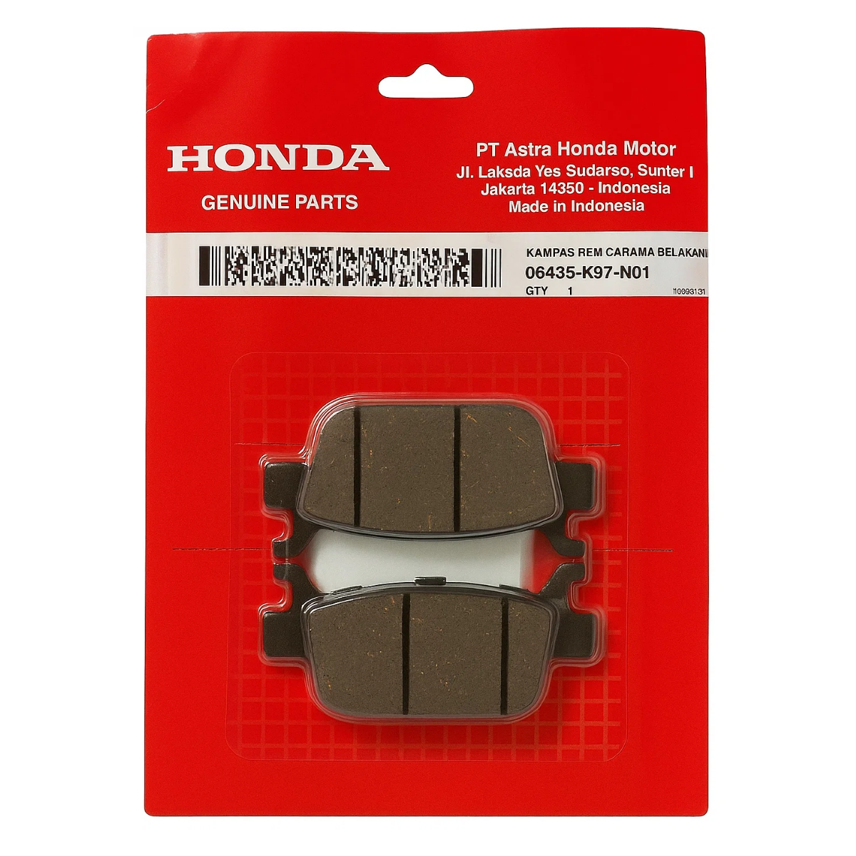 Honda Forza 250 Arka Fren Balatası Orjinal (2025)